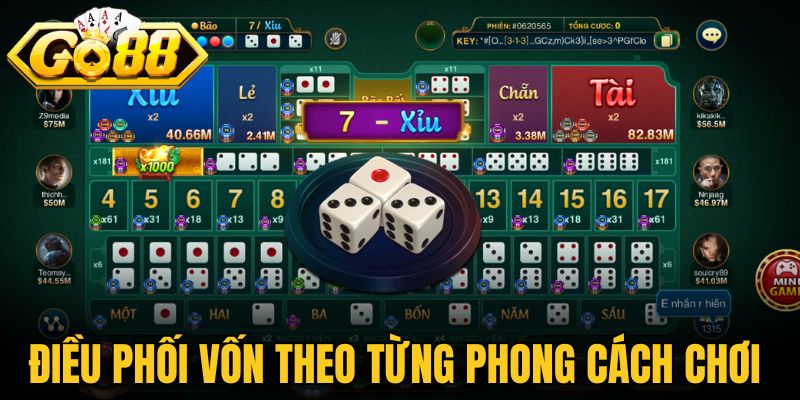 Điều phối vốn theo từng phong cách chơi 