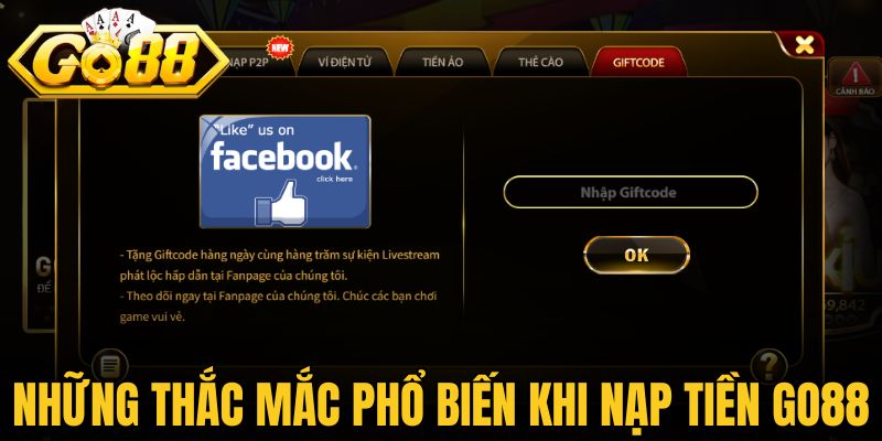 Nạp Tiền Go88 - Hướng Dẫn Nhanh Chóng Và An Toàn 2026 3 Những thắc mắc phổ biến khi nạp tiền Go88
