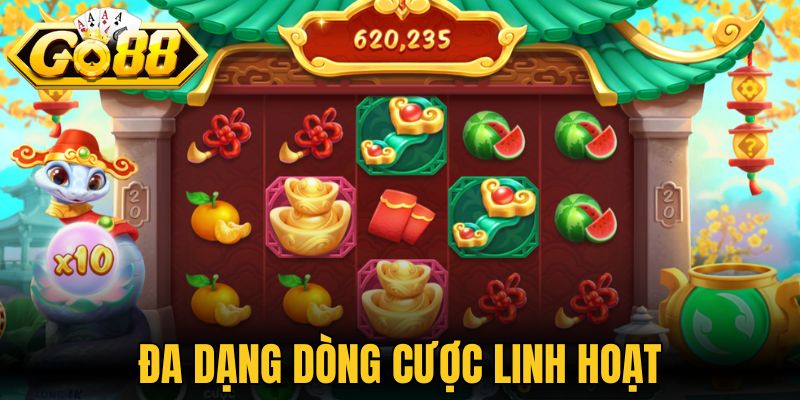 Đa dạng dòng cược linh hoạt, giúp gia tăng tỷ lệ ăn thưởng