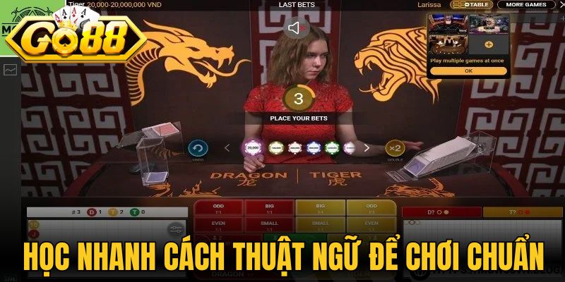 Rồng Hổ Go88 - Siêu Phẩm Giải Trí Kiếm Tiền Tỷ Cực Dễ 3 Học nhanh cách thuật ngữ để chơi chuẩn