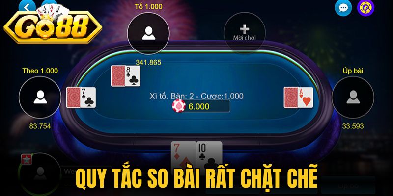 Quy tắc so bài rất chặt chẽ